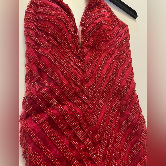 Jovani 00399A red gown $690 retail. - Picture 10 of 10